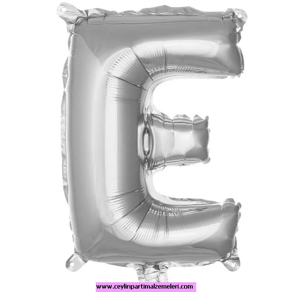 E Gümüş Folyo Balon